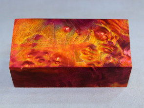 Stabilized Maple Burl Wood Mod Block